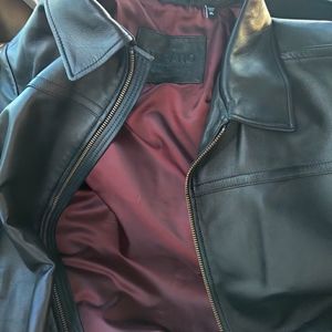 Murano Leather Jacket XL Mens